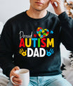 Proud Autism Dad Father's Day Awareness Ready DTF Transfer | FR2123