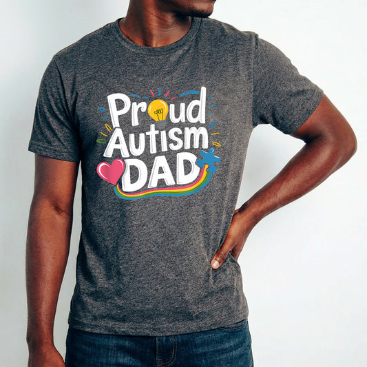 Proud Autism Dad Father's Day Awareness Ready DTF Transfer | FR2124
