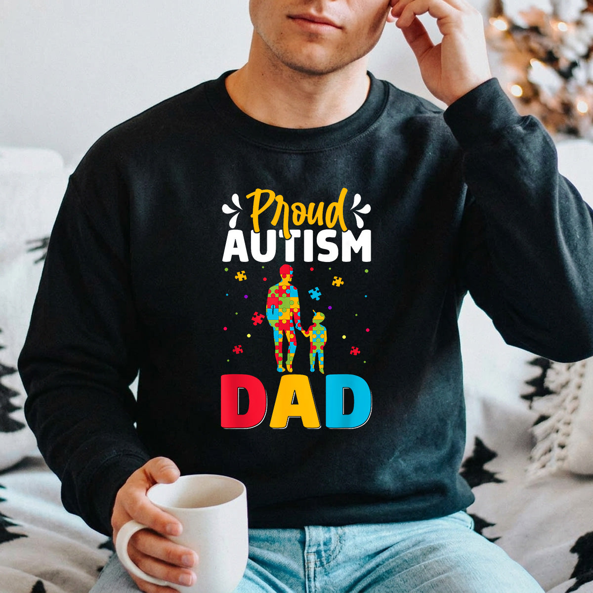 Proud Autism Dad Father's Day Awareness Ready DTF Transfer | FR2125