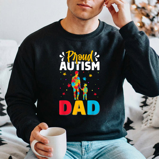Proud Autism Dad Father's Day Awareness Ready DTF Transfer | FR2125