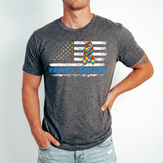 Proud Autism Dad Father's Day Awareness Ready DTF Transfer | FR2126