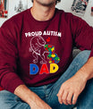 Proud Autism Dad Father's Day Awareness Ready DTF Transfer | FR2127