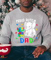 Proud Autism Dad Father's Day Awareness Ready DTF Transfer | FR2128