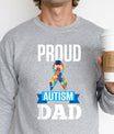 Proud Autism Dad Father's Day Awareness Ready DTF Transfer | FR2129