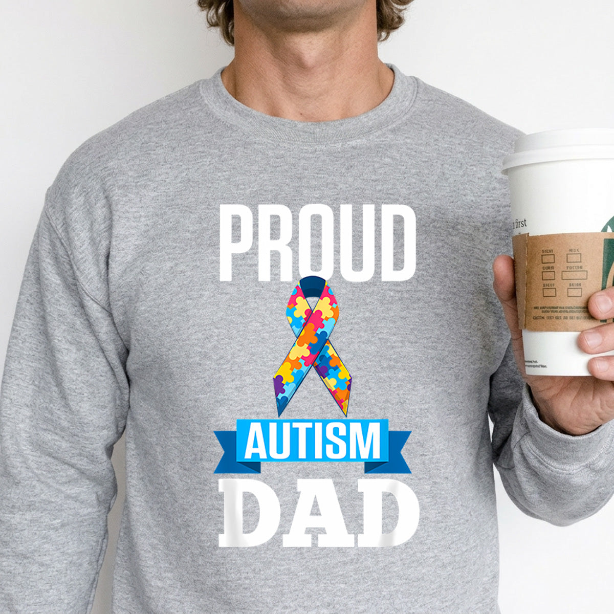 Proud Autism Dad Father's Day Awareness Ready DTF Transfer | FR2129