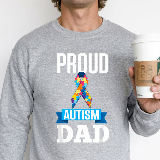 Proud Autism Dad Father's Day Awareness Ready DTF Transfer | FR2129