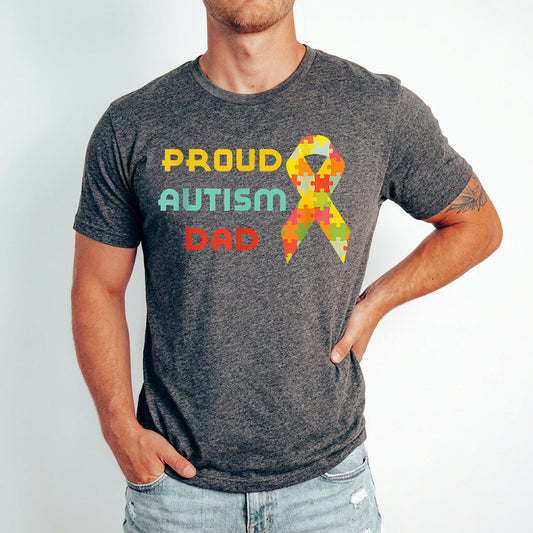 Proud Autism Dad Father's Day Awareness Ready DTF Transfer | FR2132
