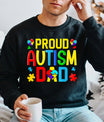 Proud Autism Dad Father's Day Awareness Ready DTF Transfer | FR2133