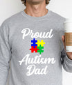 Proud Autism Dad Father's Day Awareness Ready DTF Transfer | FR2138