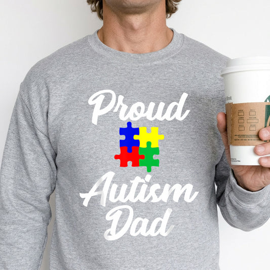 Proud Autism Dad Father's Day Awareness Ready DTF Transfer | FR2138