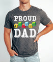 Proud Autism Dad Father's Day Awareness Ready DTF Transfer | FR2139