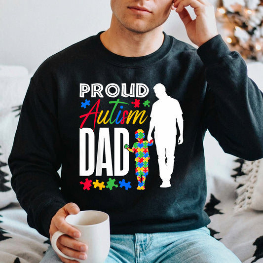 Proud Autism Dad Father's Day Awareness Ready DTF Transfer | FR2140