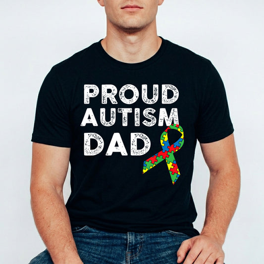 Proud Autism Dad Father's Day Awareness Ready DTF Transfer | FR2142