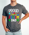 Proud Autism Dad Father's Day Awareness Ready DTF Transfer | FR2144