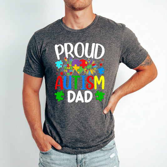 Proud Autism Dad Father's Day Awareness Ready DTF Transfer | FR2144