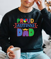 Proud Autism Dad Father's Day Awareness Ready DTF Transfer | FR2146