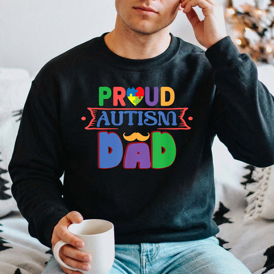 Proud Autism Dad Father's Day Awareness Ready DTF Transfer | FR2146