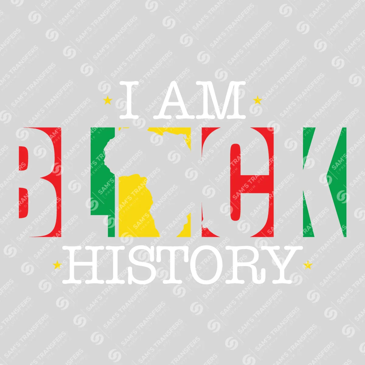 Black History DTF Transfer