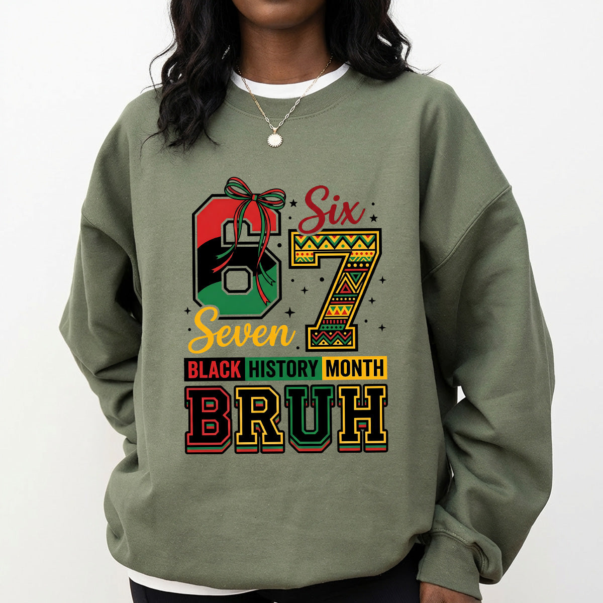 Shirt featuring a Black History-themed DTF transfer.
