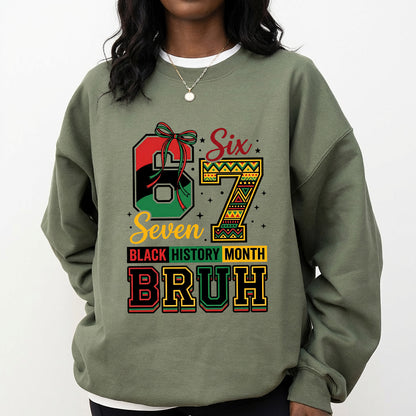 Shirt featuring a Black History-themed DTF transfer.