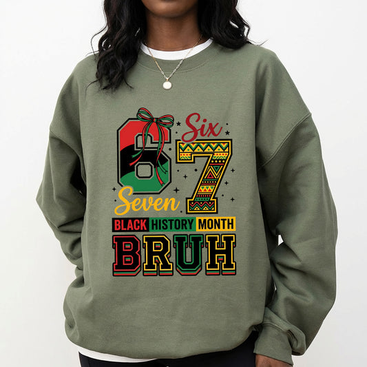 Shirt featuring a Black History-themed DTF transfer.