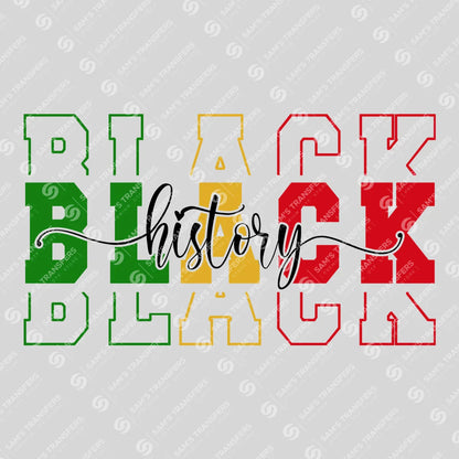 Black History DTF Transfer