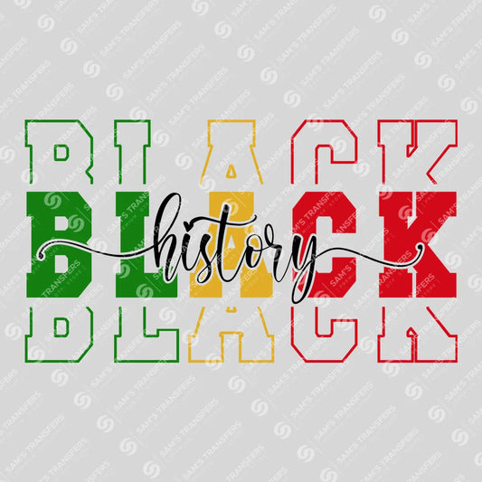Black History DTF Transfer