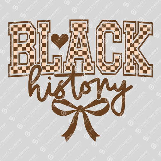 Black History DTF Transfer