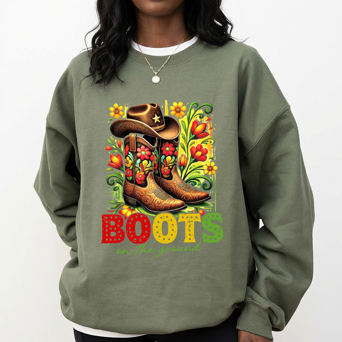 Shirt featuring a Black History-themed DTF transfer.