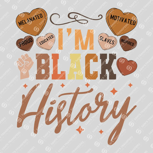 Black History DTF Transfer