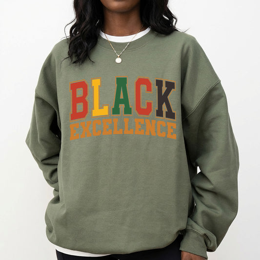 Shirt featuring a Black History-themed DTF transfer.