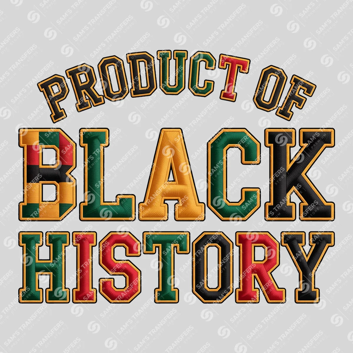 Black History DTF Transfer