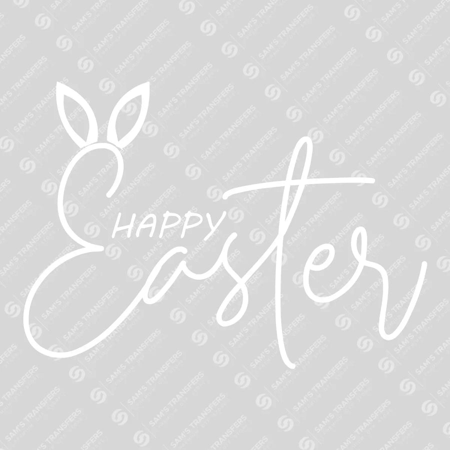 Happy Easter Script Ready-to-Press DTF Transfer | SAT00313