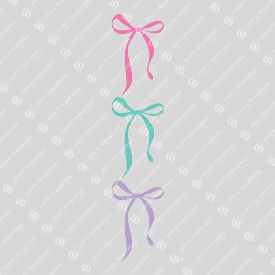Coquette Bows Ready-to-Press DTF Transfer | SAT00350