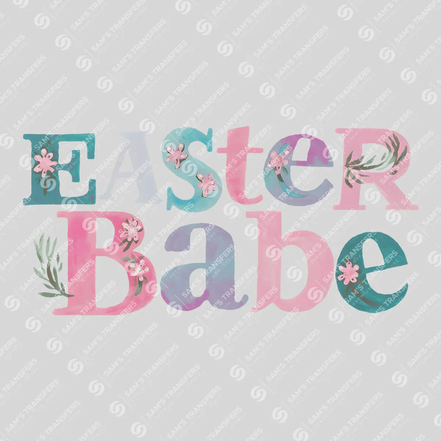 Easter Babe Watercolor Ready-to-Press DTF Transfer | SAT00588
