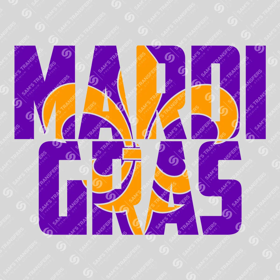 Mardi Gras Ready-to-Press DTF Transfer | SAT01125