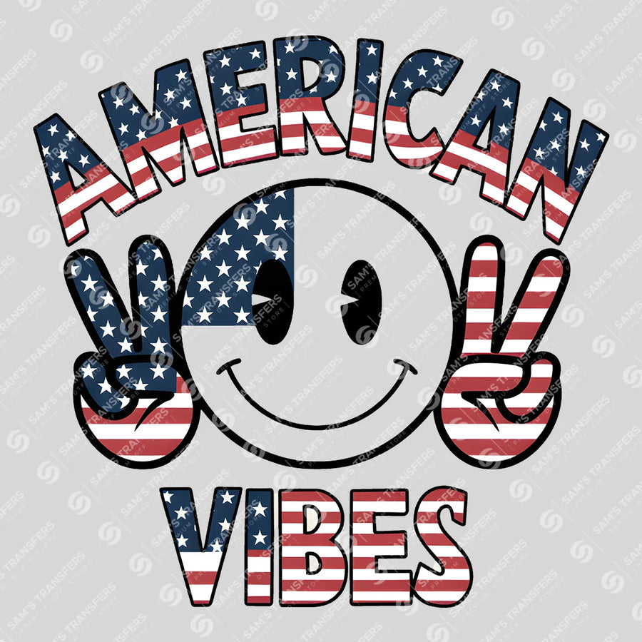American Vibes Ready-to-Press DTF Transfer | SAT01182