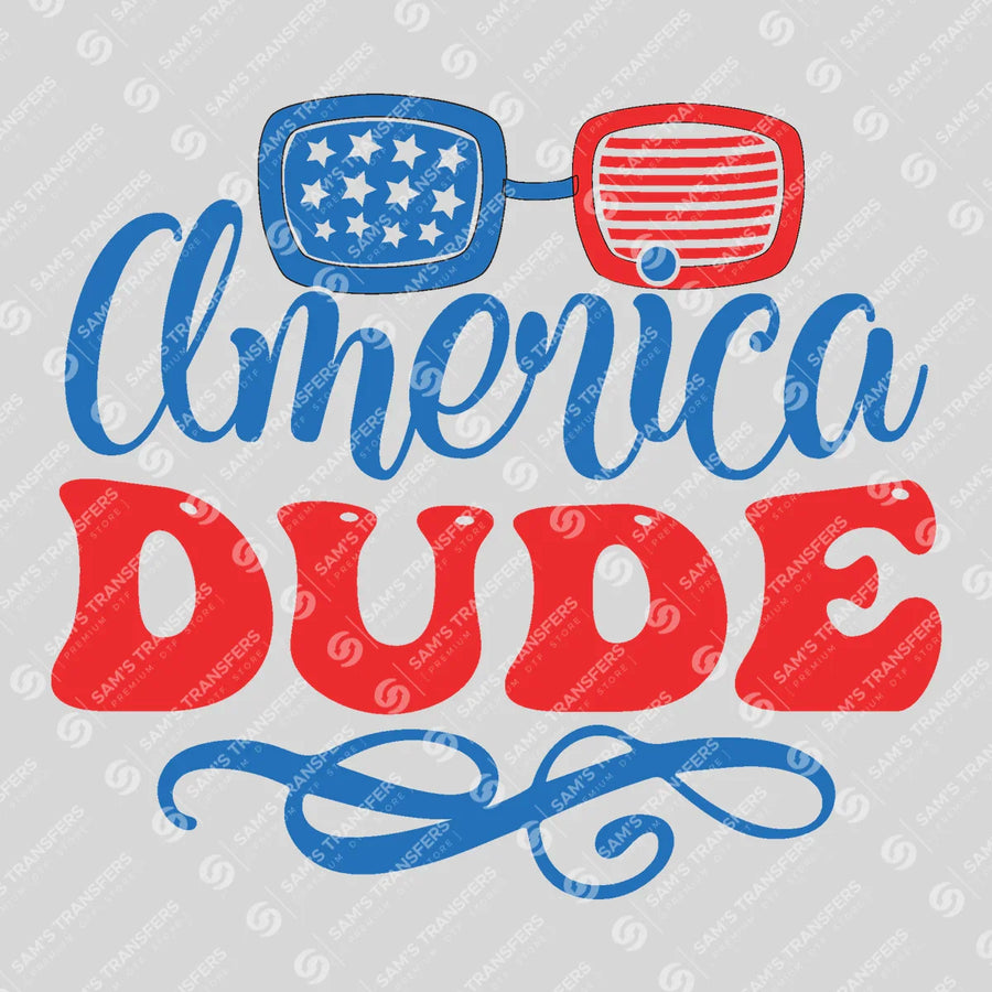 America Dude Ready-to-Press DTF Transfer | SAT01240