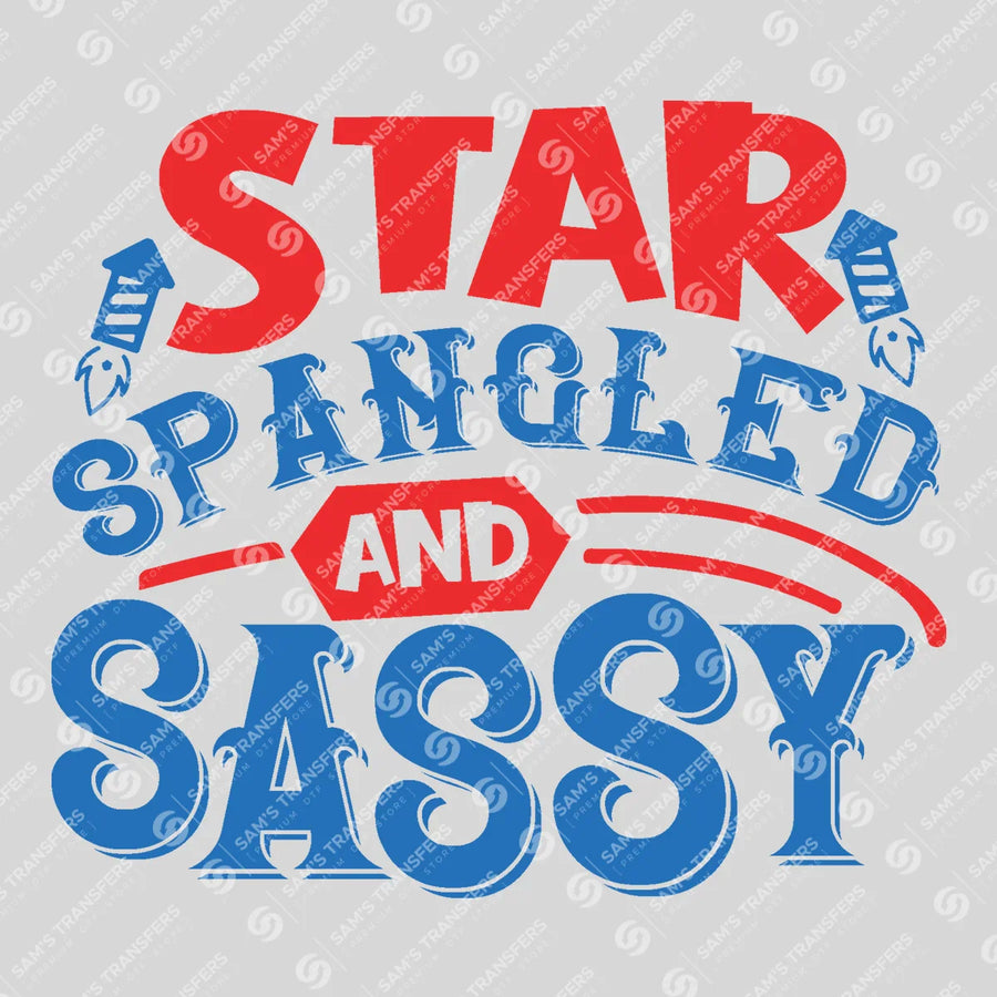 Star Spangled and Sassy Vintage Ready-to-Press DTF Transfer | SAT01372