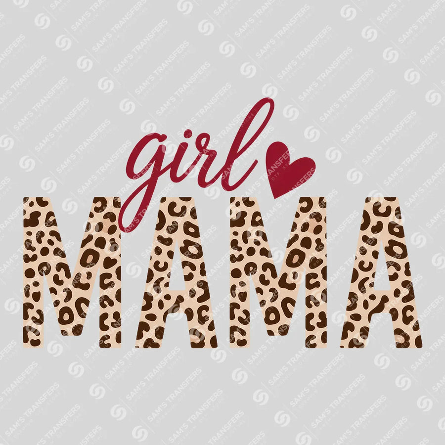 Girl Mama Leopard Ready-to-Press DTF Transfer | SAT01430