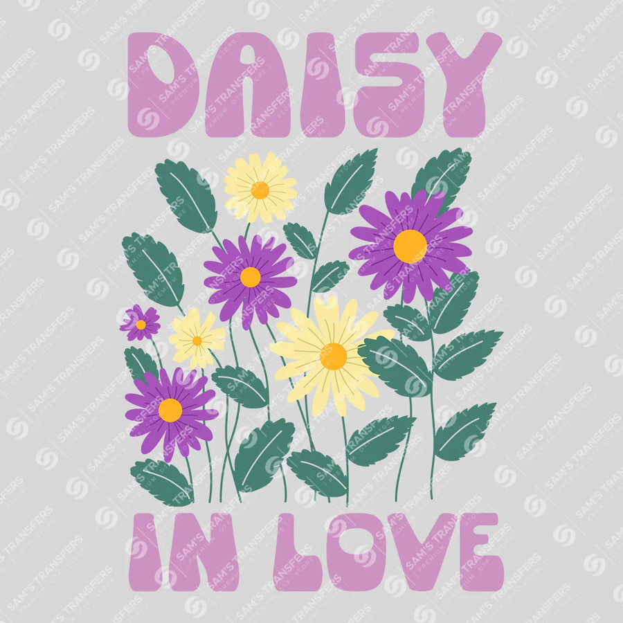 Daisy in Love Ready-to-Press DTF Transfer | SAT01595