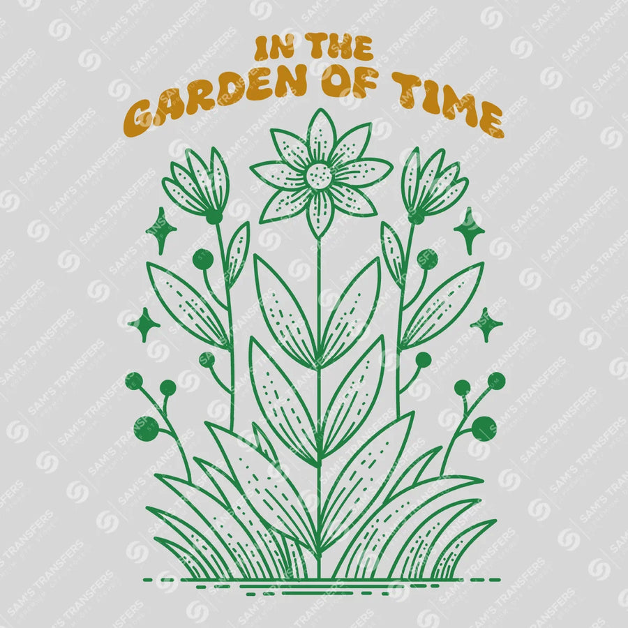 In the Garden of Time Ready-to-Press DTF Transfer | SAT01654