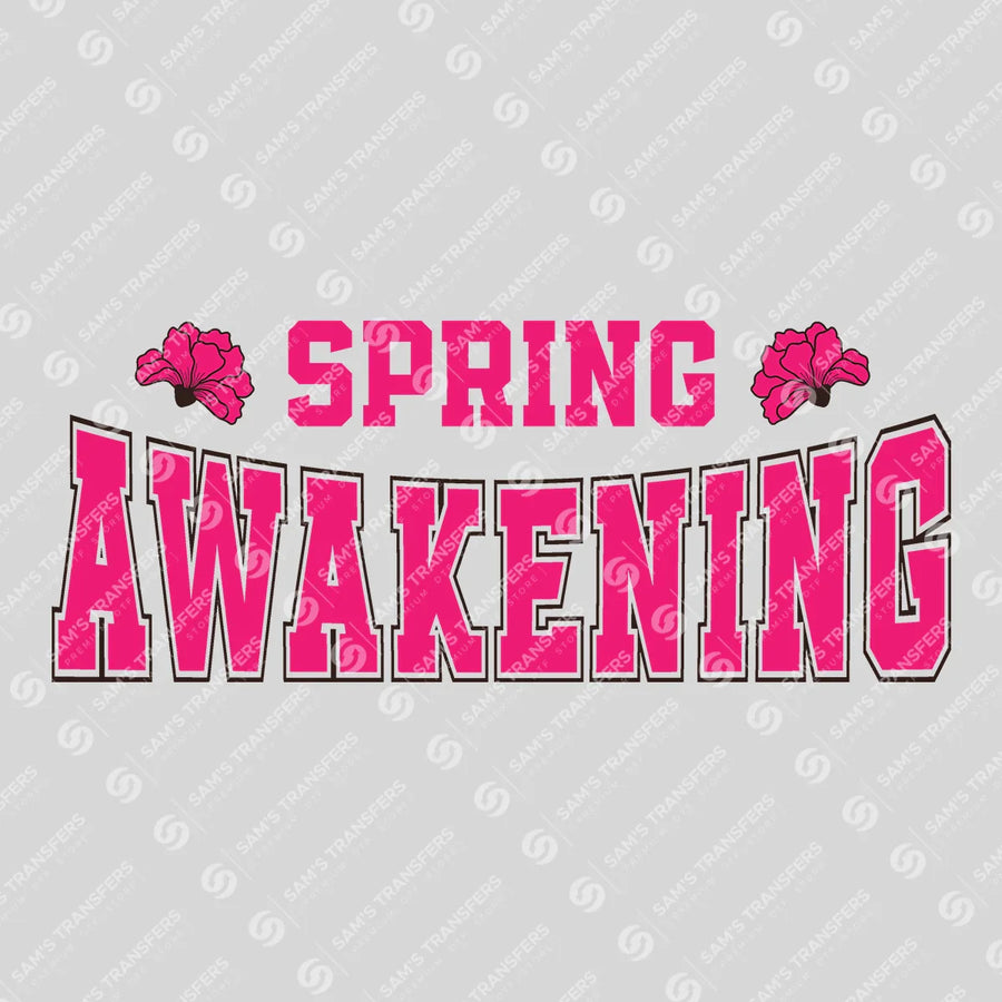 Spring Awakening Varsity Ready-to-Press DTF Transfer | SAT01709