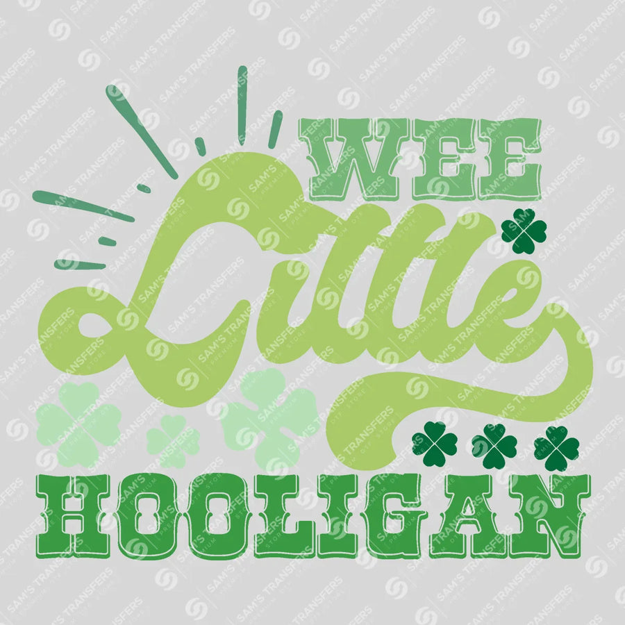 Wee Little Hooligan Groovy Ready-to-Press DTF Transfer | SAT01807