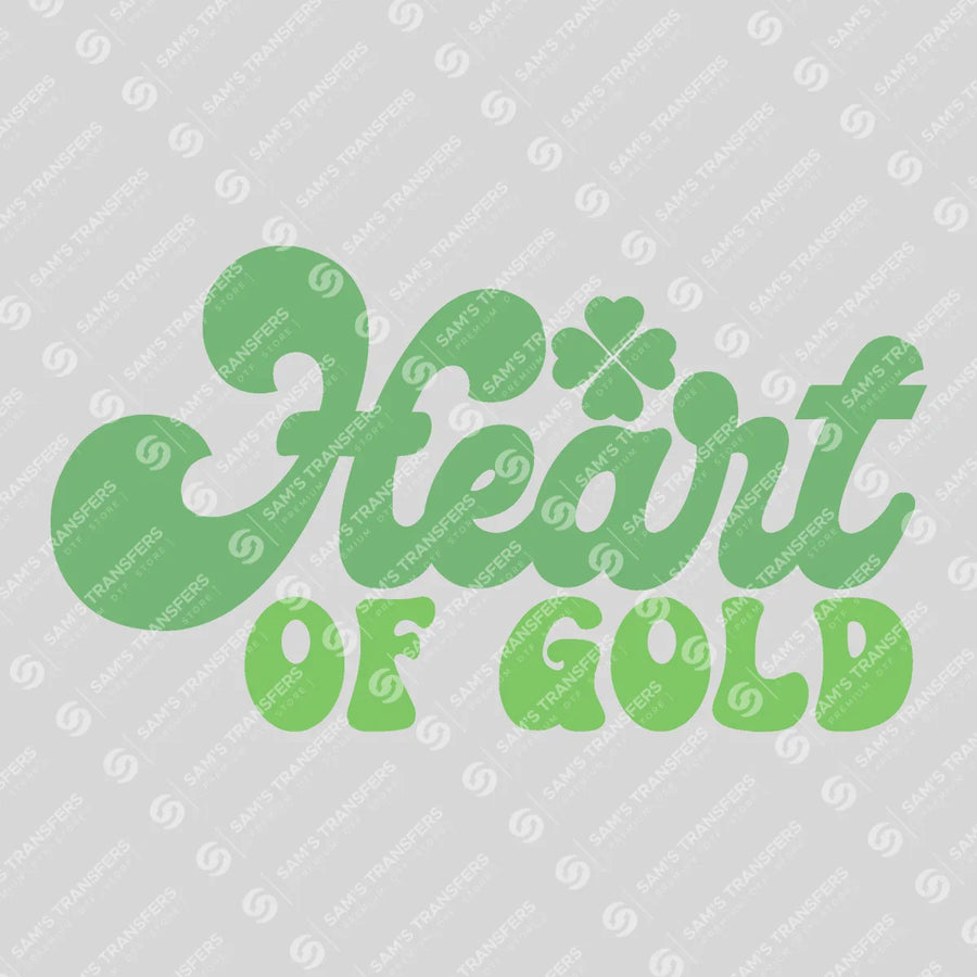 Heart Of Gold Ready-to-Press DTF Transfer | SAT01843