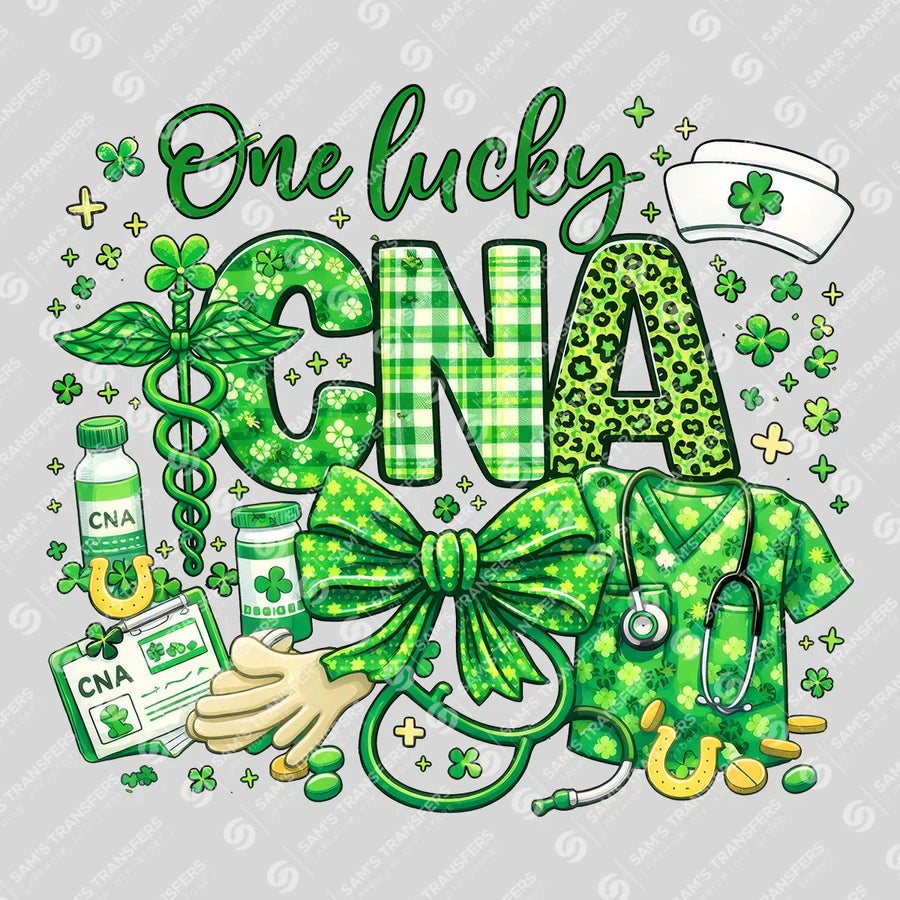 One Lucky CNA Ready-to-Press DTF Transfer | SAT01859