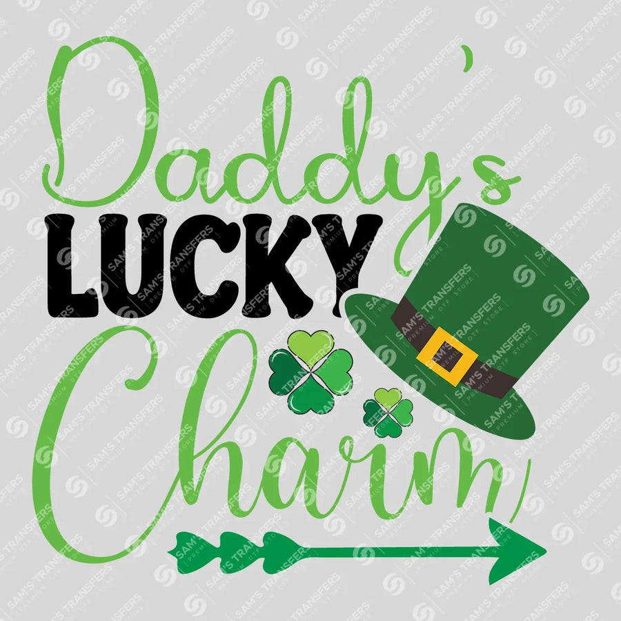Daddy's Lucky Charm Ready-to-Press DTF Transfer | SAT01866