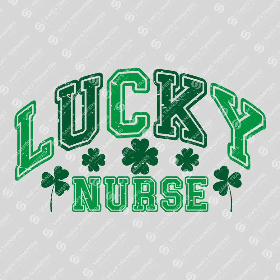 Lucky Nurse Varsity Ready-to-Press DTF Transfer | SAT01942
