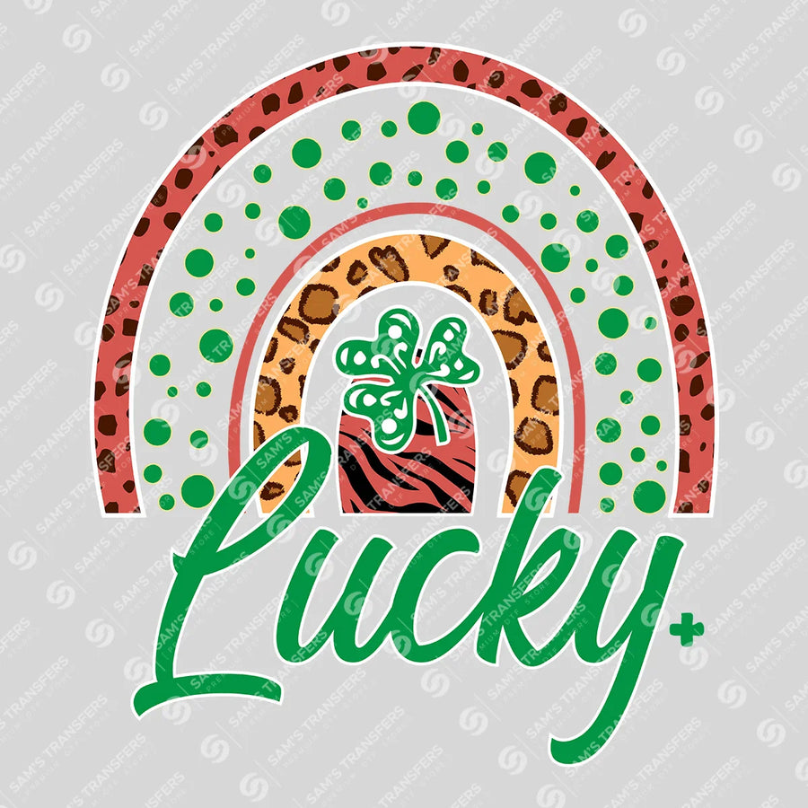 Lucky Boho Rainbow Ready-to-Press DTF Transfer | SAT01951