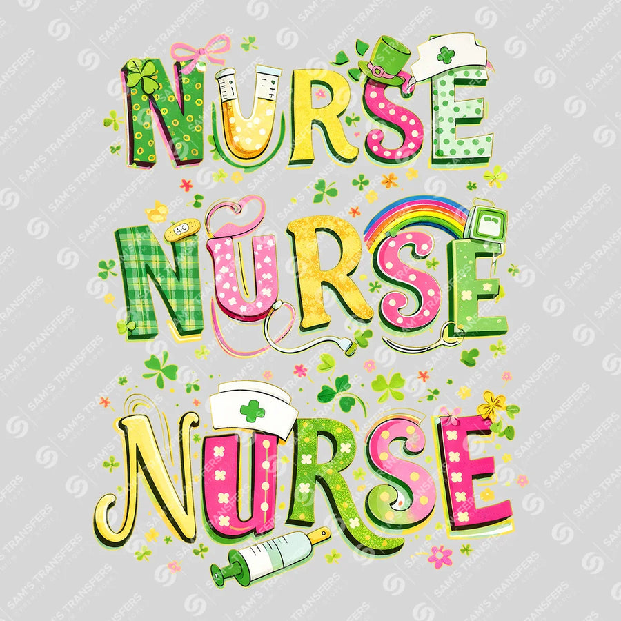 Nurse Nurse Nurse Doodle Ready-to-Press DTF Transfer | SAT01963